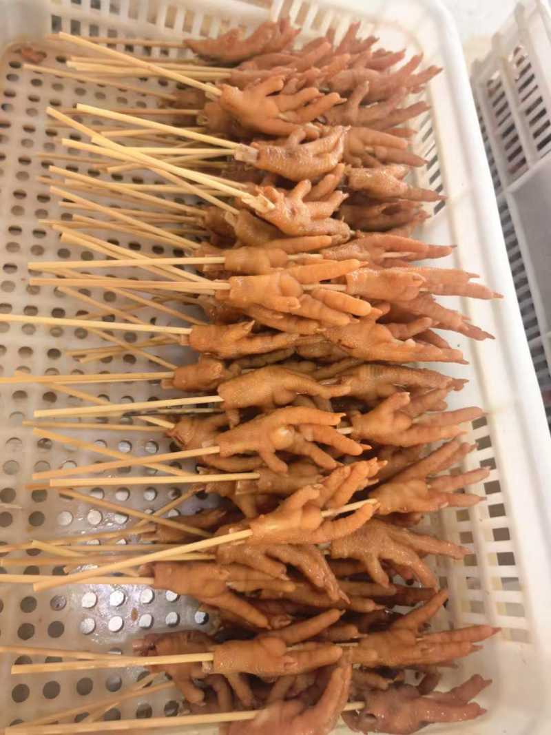 熟卤味凤爪串鸡爪串火锅烧烤自助方便食品冷冻串