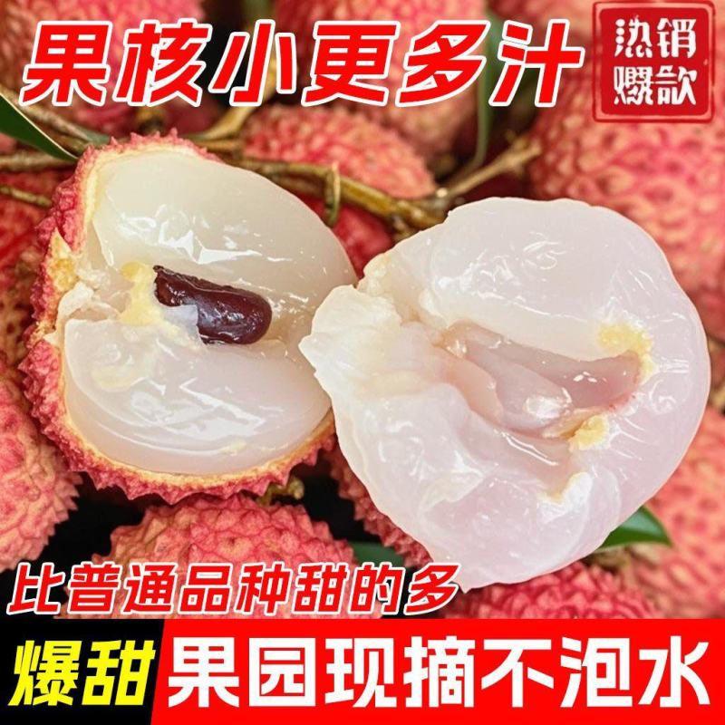 【当季荔枝】新鲜桂花香荔枝当季香甜多汁水果老果树冷链发货