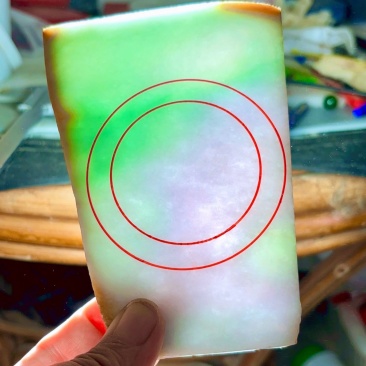 翡翠手镯料