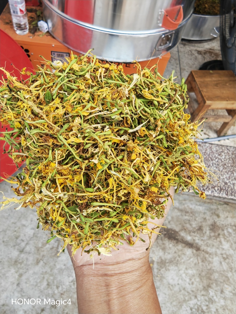 贵州安龙野生金银花统货，生晒无硫，无任何添加，半开花