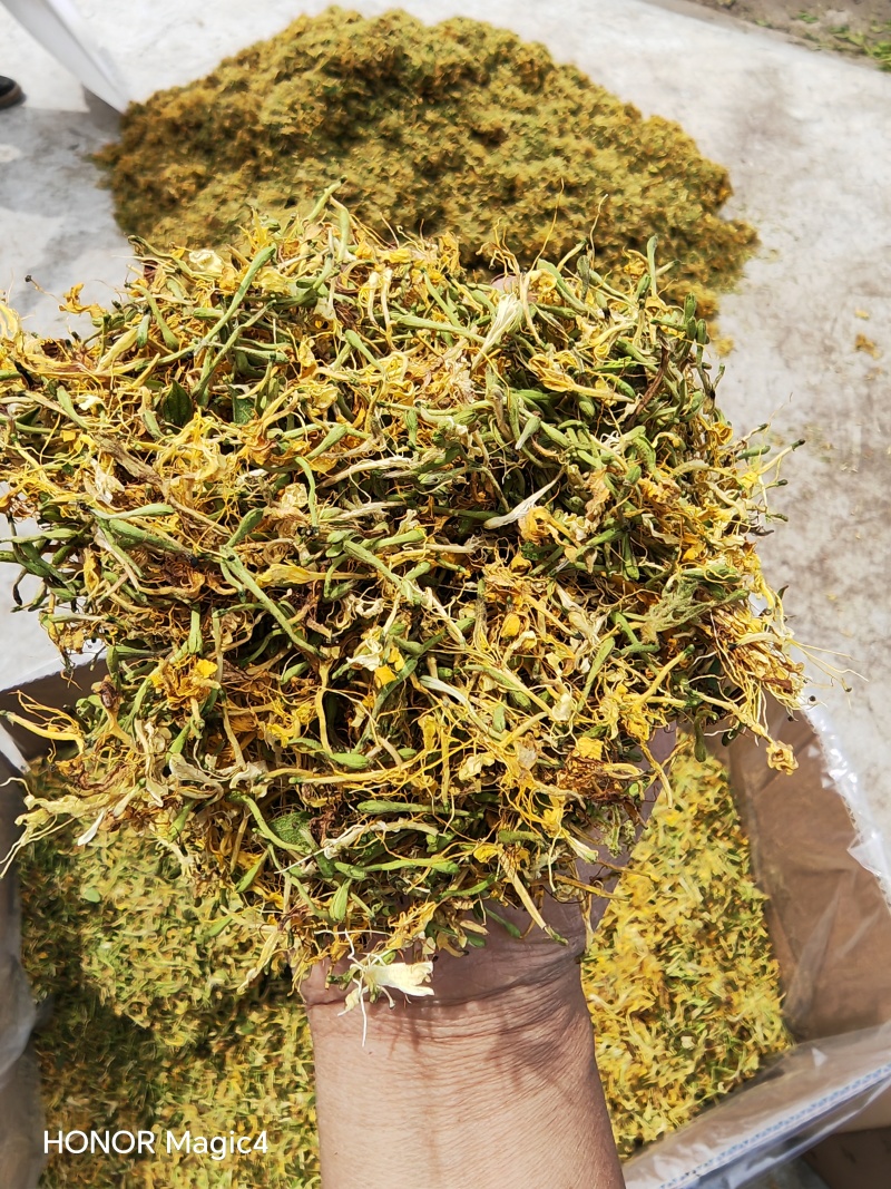 贵州安龙野生金银花统货，生晒无硫，无任何添加，半开花