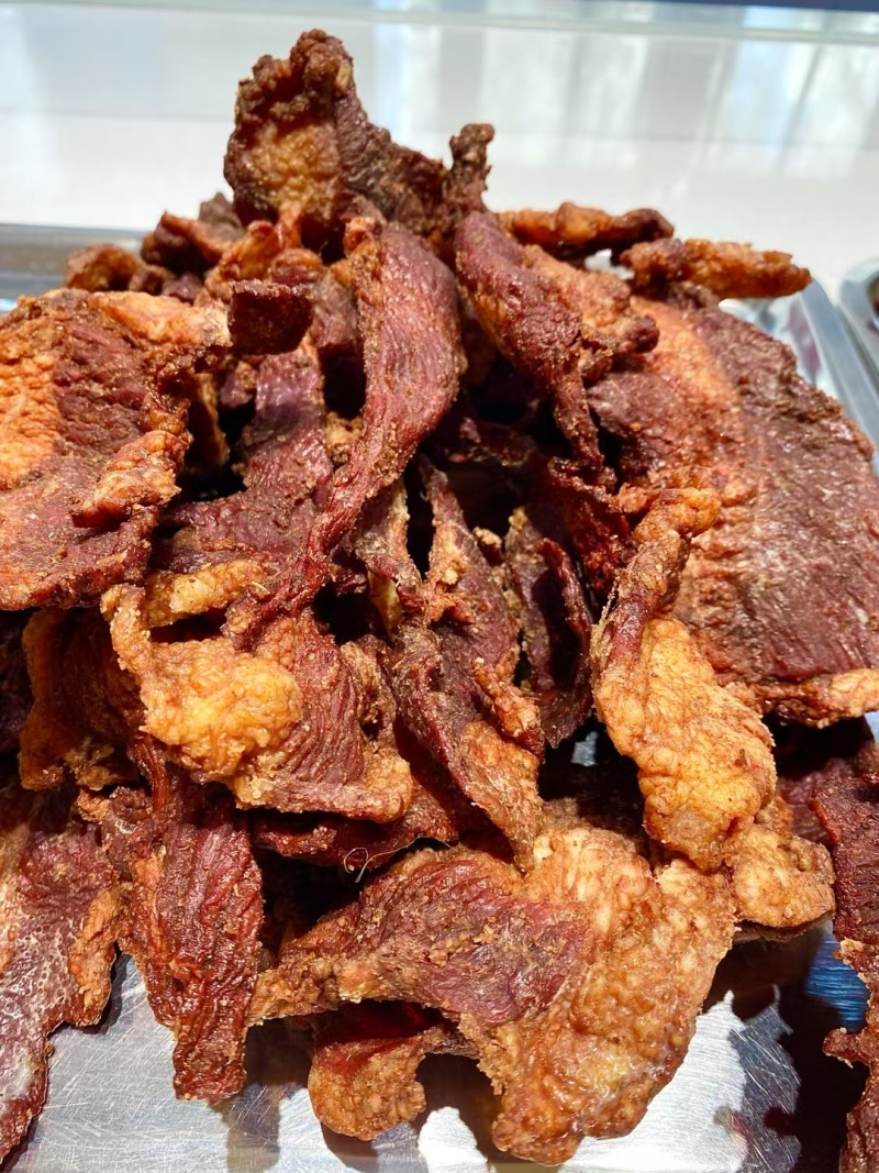 内蒙古嗷嗷好吃的牛胸口大片内蒙古的牛肉干