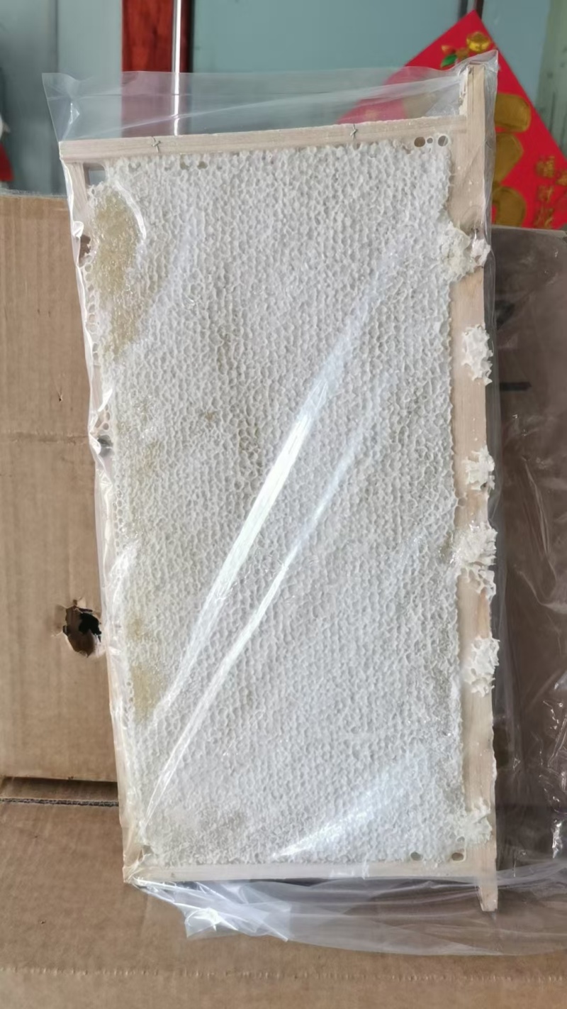 整张蜜脾礼盒装精品大张蜂巢蜜高端木质礼盒装送礼倍有面子