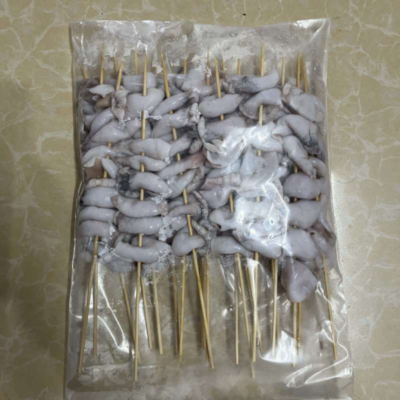 牛蛙肚烧烤串蛙肚串串