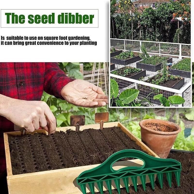 快速播种打孔器园艺种子间隔工具蔬菜植物种植专用播种器