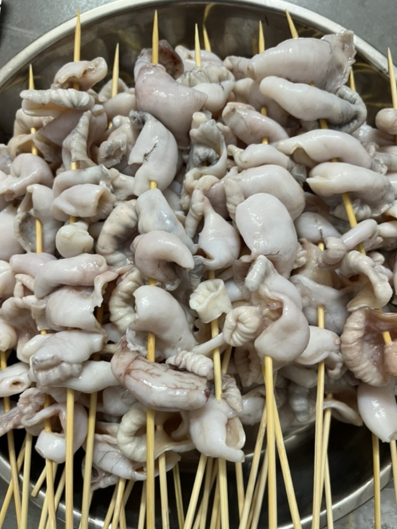 牛蛙肚烧烤串蛙肚串串