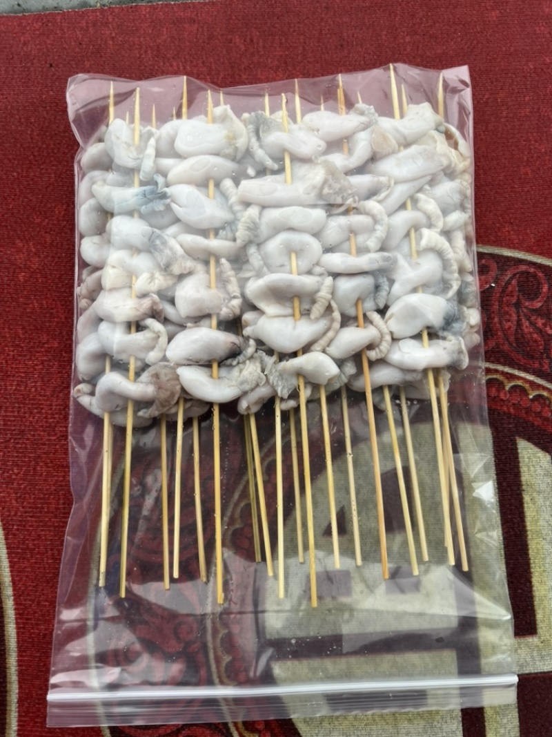 牛蛙肚烧烤串蛙肚串串