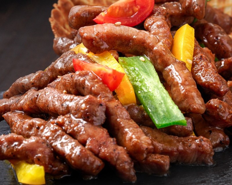 黑椒肉柳