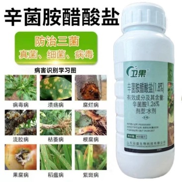 辛菌胺醋酸盐杀菌剂速效持效农用蔬菜果树腐烂病细菌真菌
