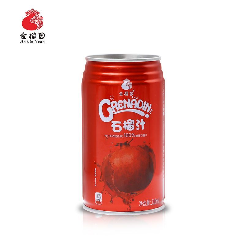 金榴园石榴汁鲜榨果汁饮料100%天然***石榴汁310ml1