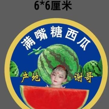 大棚无籽美都西瓜大西北的名片高糖爆汁入口即化