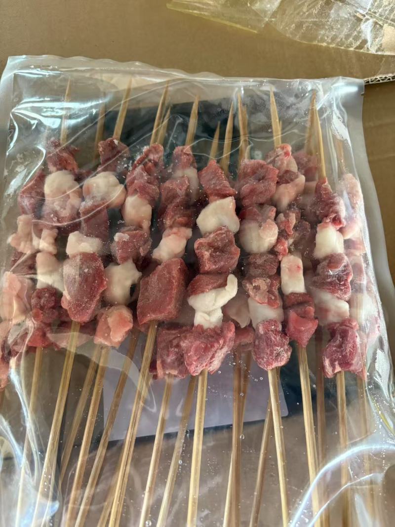 羊肉串纯手工穿串20g/串25g/串都有可定制