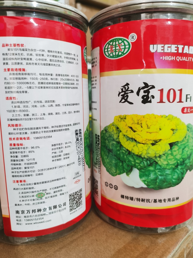 万邦冬美爱宝特矮型乌塌白菜种子口感好丰产
