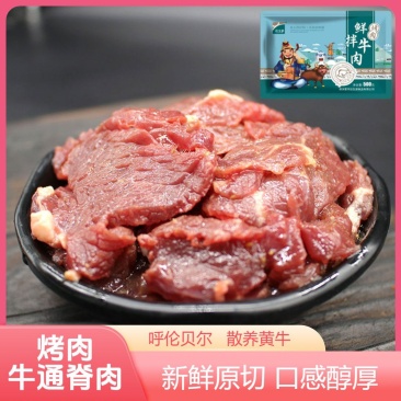 【纯正】呼伦贝尔草原放牧散养黄牛烤肉系列·原切牛通脊