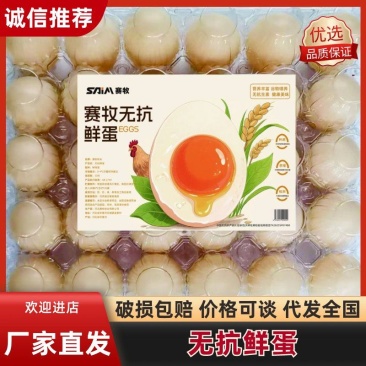 河北赛牧无抗鲜蛋谷物喂养无抗生素鸡蛋营养丰富
