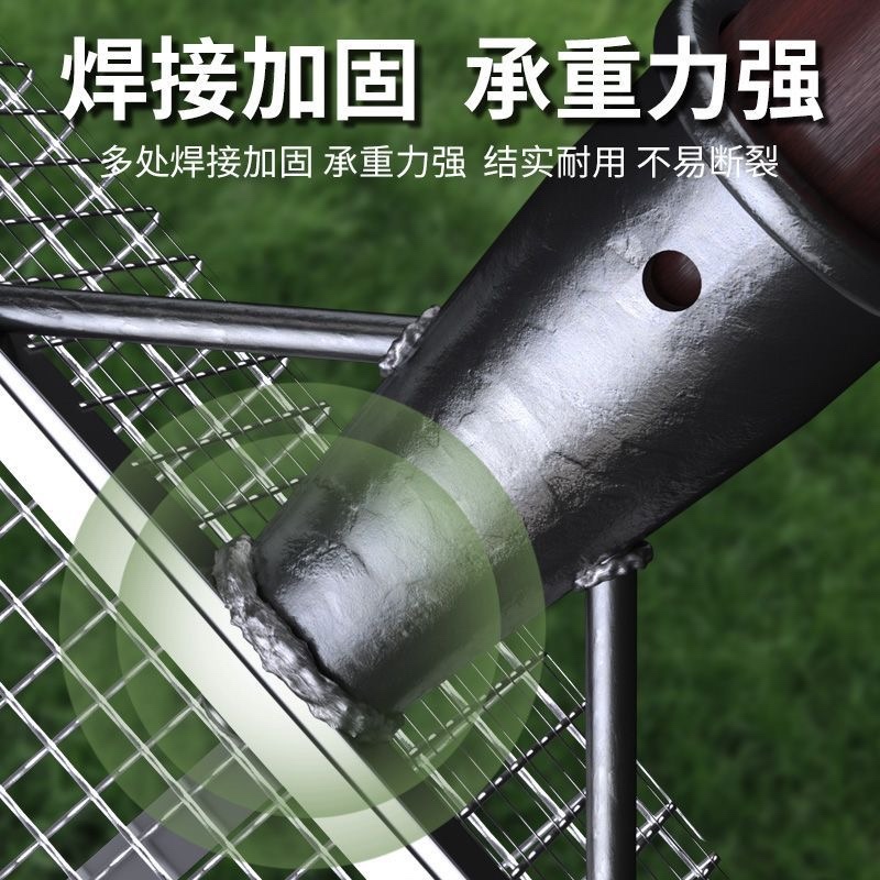 长杆铁筛子大孔筛土筛沙筛粮食中药分离器加厚玉米花生板
