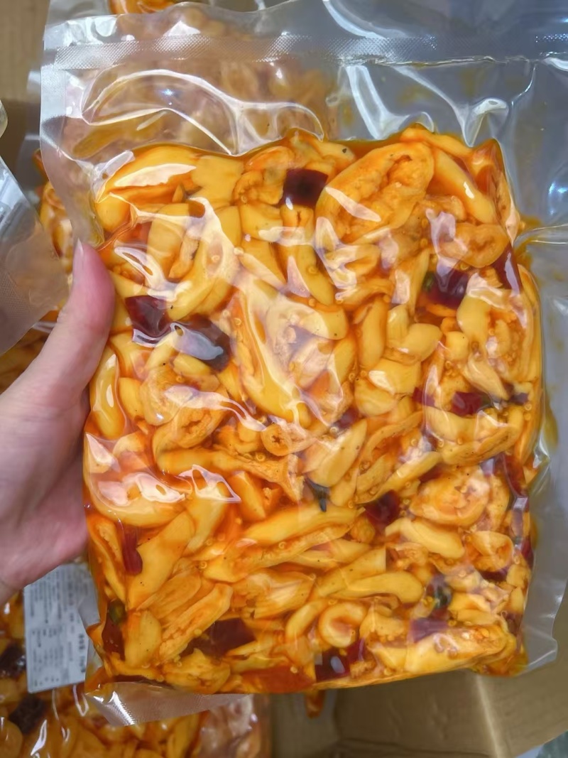 脆肠麻辣脆肠儿肠熟食卤味开袋即食商用真空包装固体物95%