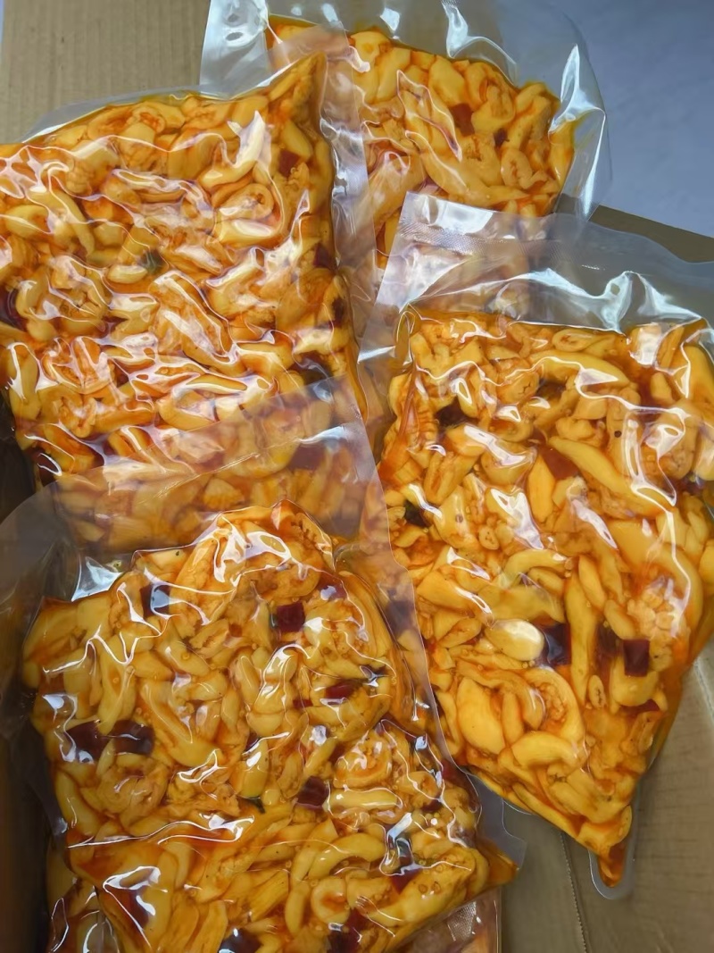 脆肠麻辣脆肠儿肠熟食卤味开袋即食商用真空包装固体物95%