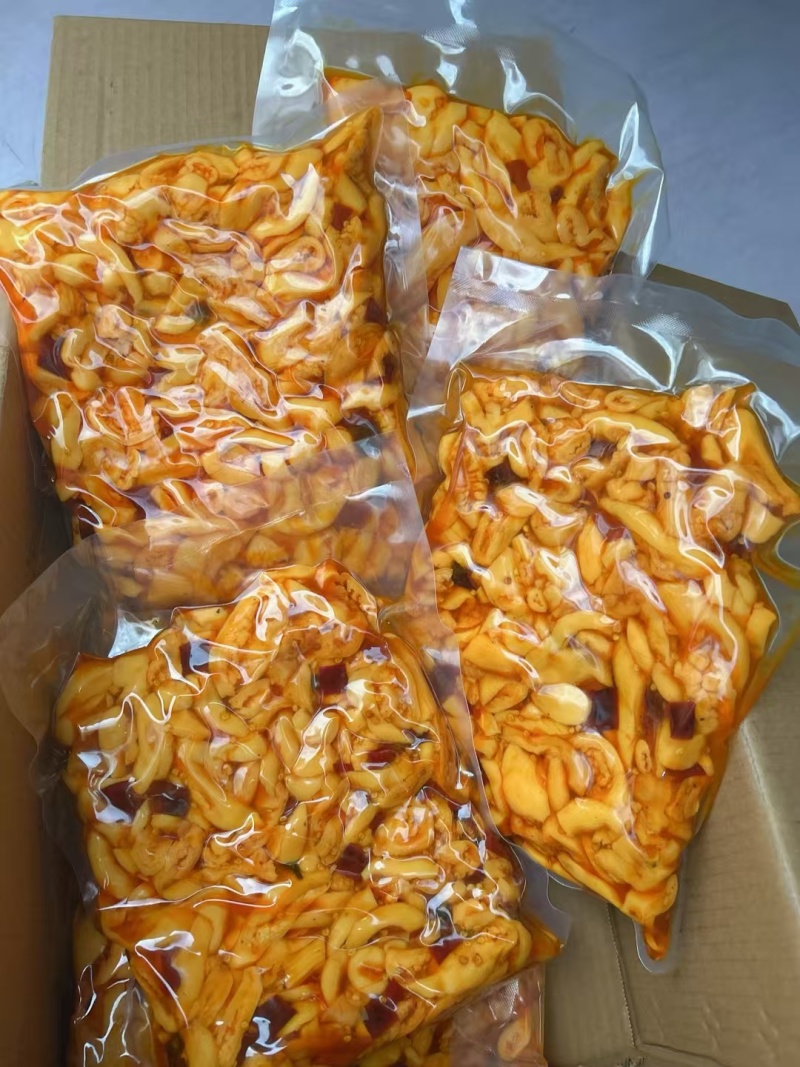 脆肠麻辣脆肠儿肠熟食卤味开袋即食商用真空包装固体物95%