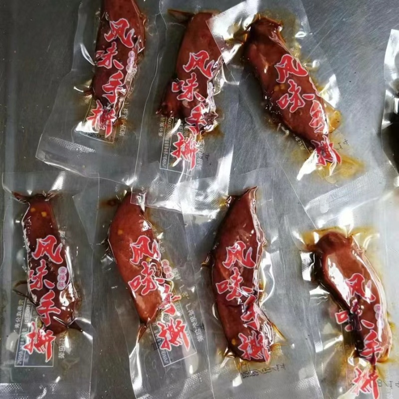 鸭肉手撕手撕牛蹄筋牛肉碎手撕现货一手货源支持混装
