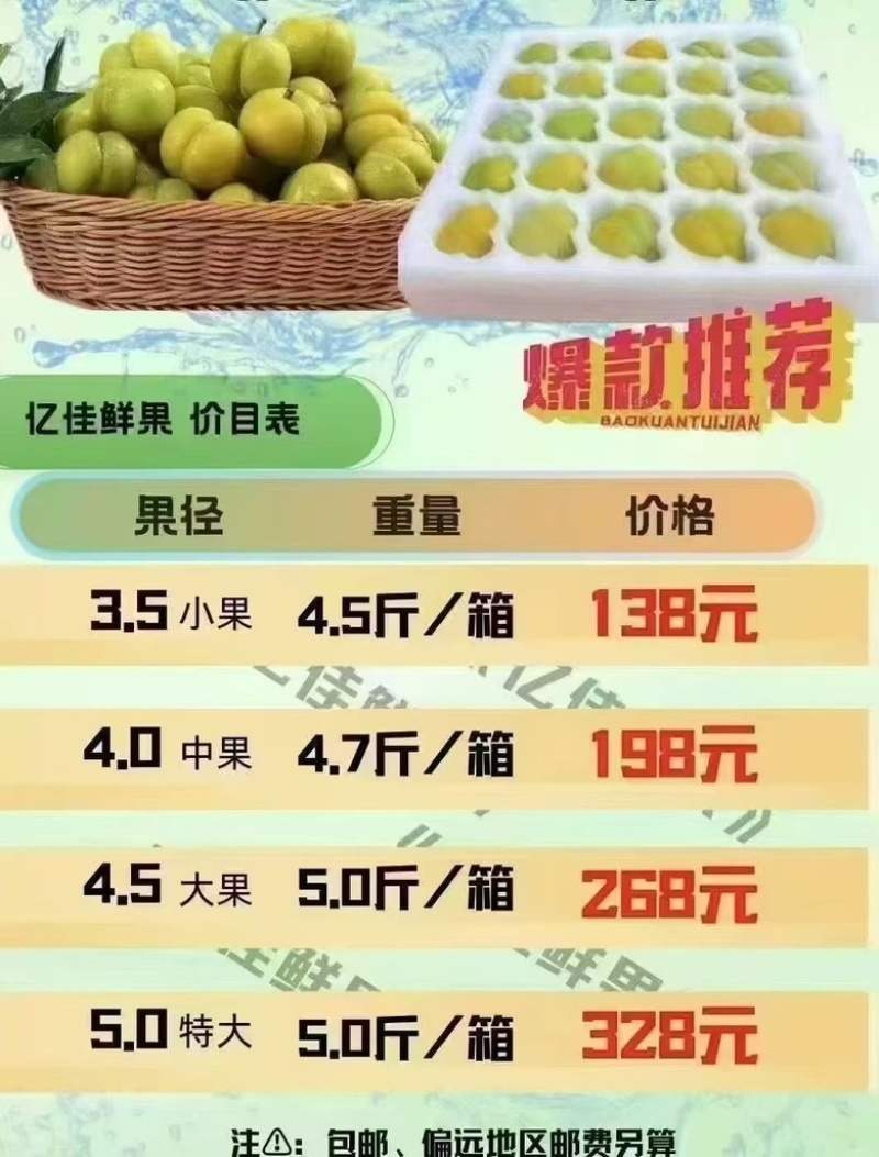 中国六马蜂糖李批发