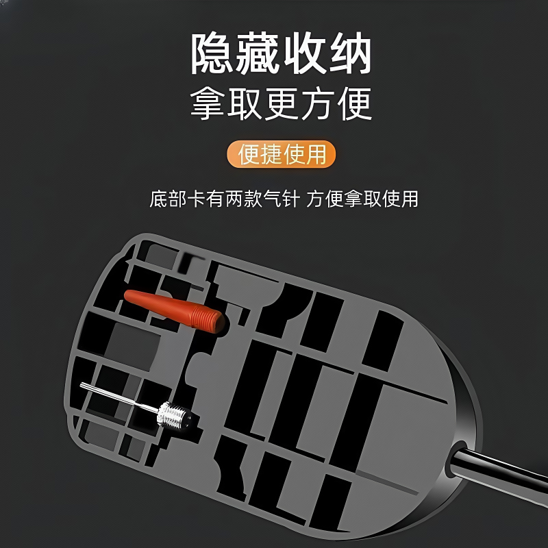 打气筒自行车汽车家用多功能高压充气