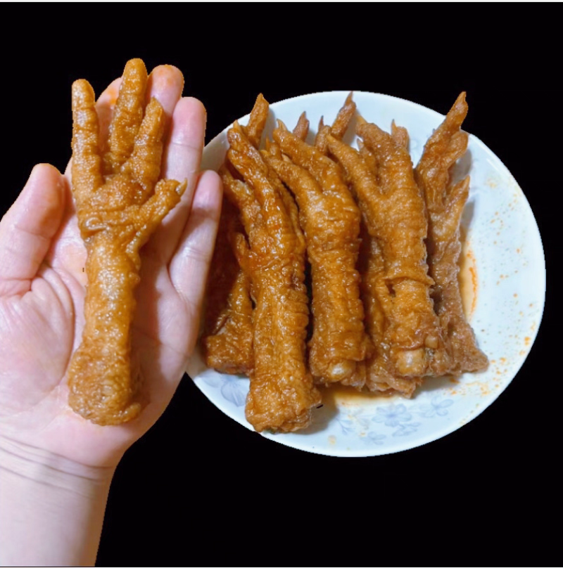 冷冻虎皮凤爪长鸡爪短鸡爪冷冻商用整件1kg*10袋批发