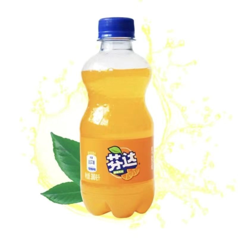 可口可乐芬达橙味汽水300ml*24瓶夏日清爽碳酸饮料迷你小