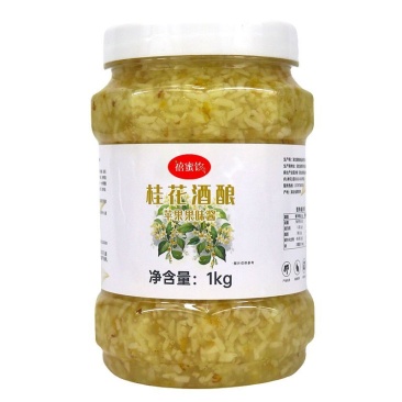 禧密饮酒糟桂花酒糟甜醪糟正宗桂花酒酿瓶装家用米酿圆子即食果酱