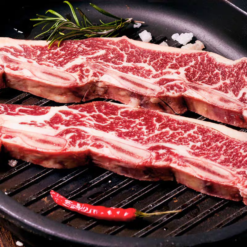 牛仔骨冷冻牛骨牛小排冷冻牛排餐厅商用食材约