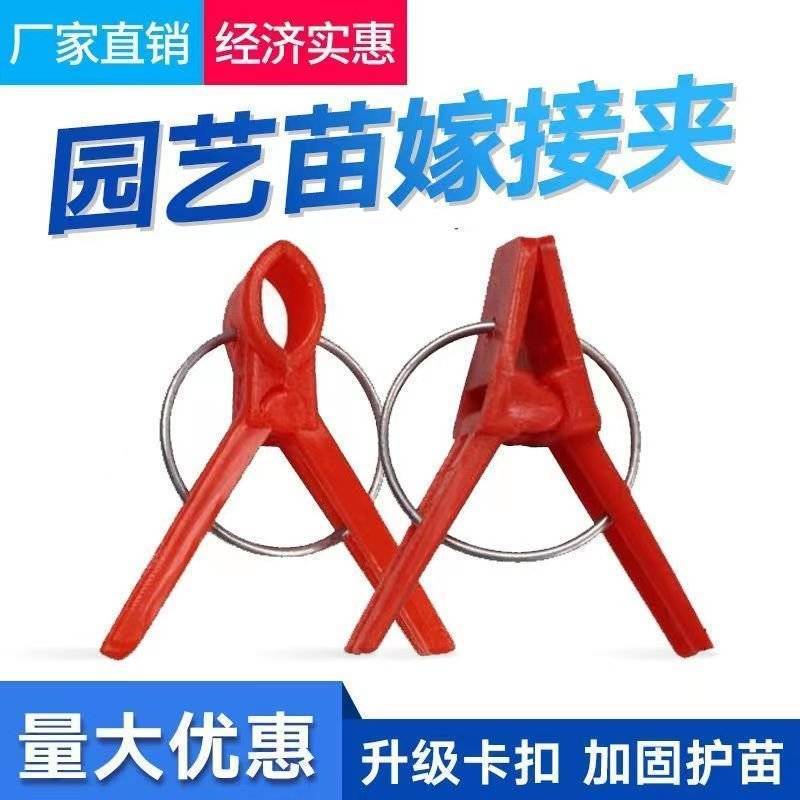 嫁接夹子西瓜茄子黄瓜蟹爪兰嫁接专用嫁接夹子平口圆口蔬菜