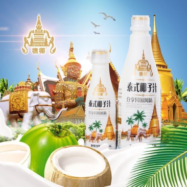 樵椰泰式生榨椰子汁500mL15瓶年礼饮料整箱批发厂家直销早