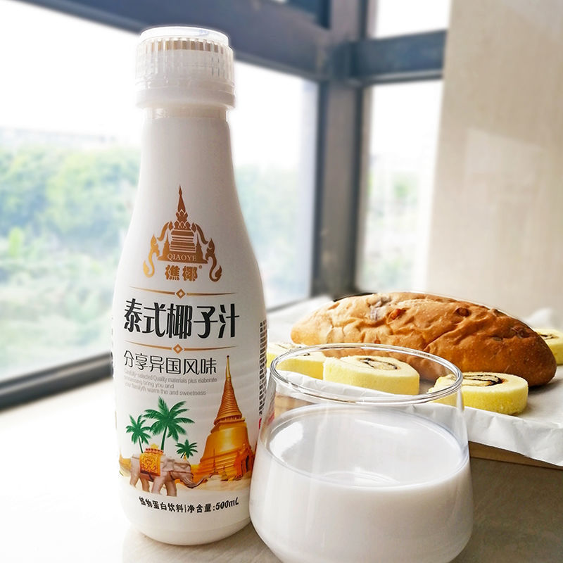 樵椰泰式生榨椰子汁500mL15瓶年礼饮料整箱批发厂家直销早