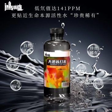 鸿琪暄天然苏打水，北纬47°沉睡千年地下水