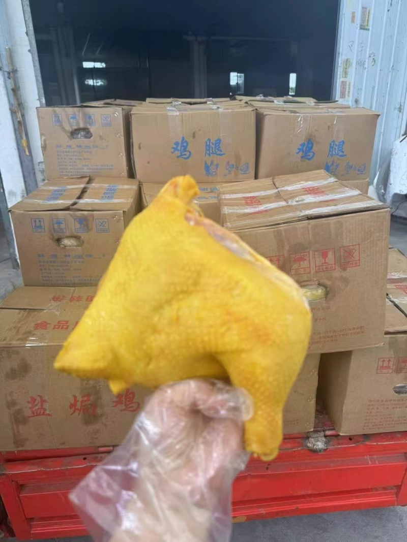 盐焗鸡腿，全熟八成熟现货一件50斤一手货源