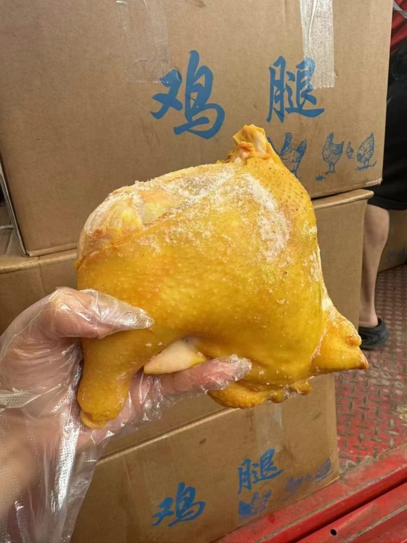 盐焗鸡腿，全熟八成熟现货一件50斤一手货源