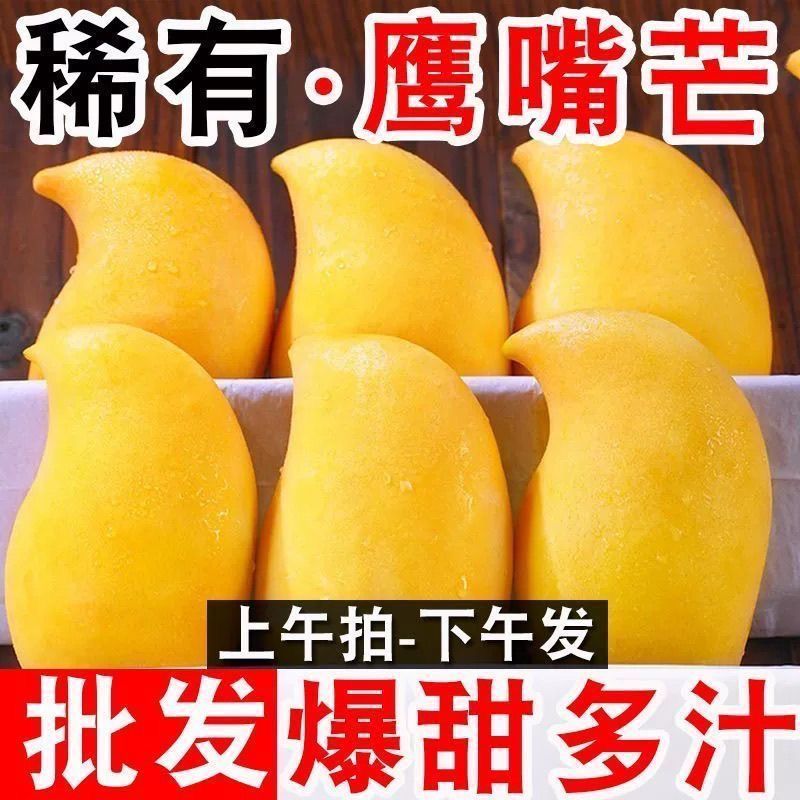 芒果云南鹰嘴芒大青芒苹果芒苔农金黄芒一件代发