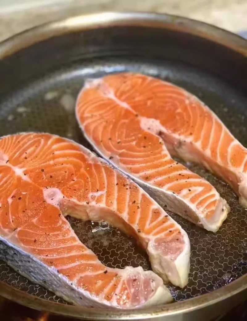 三文鱼轮切，三文鱼排，餐饮商用定制批发