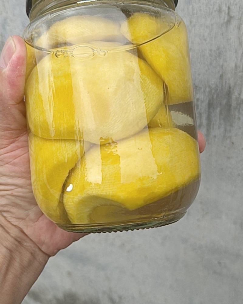 纯手工砀山黄桃罐头