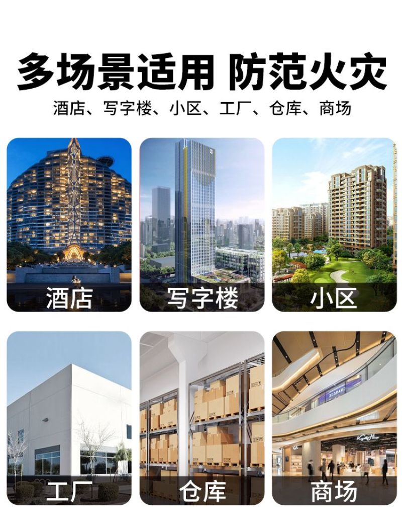 国家消防烟雾报警器火灾独立式烟感应家用3C感应烟报警器