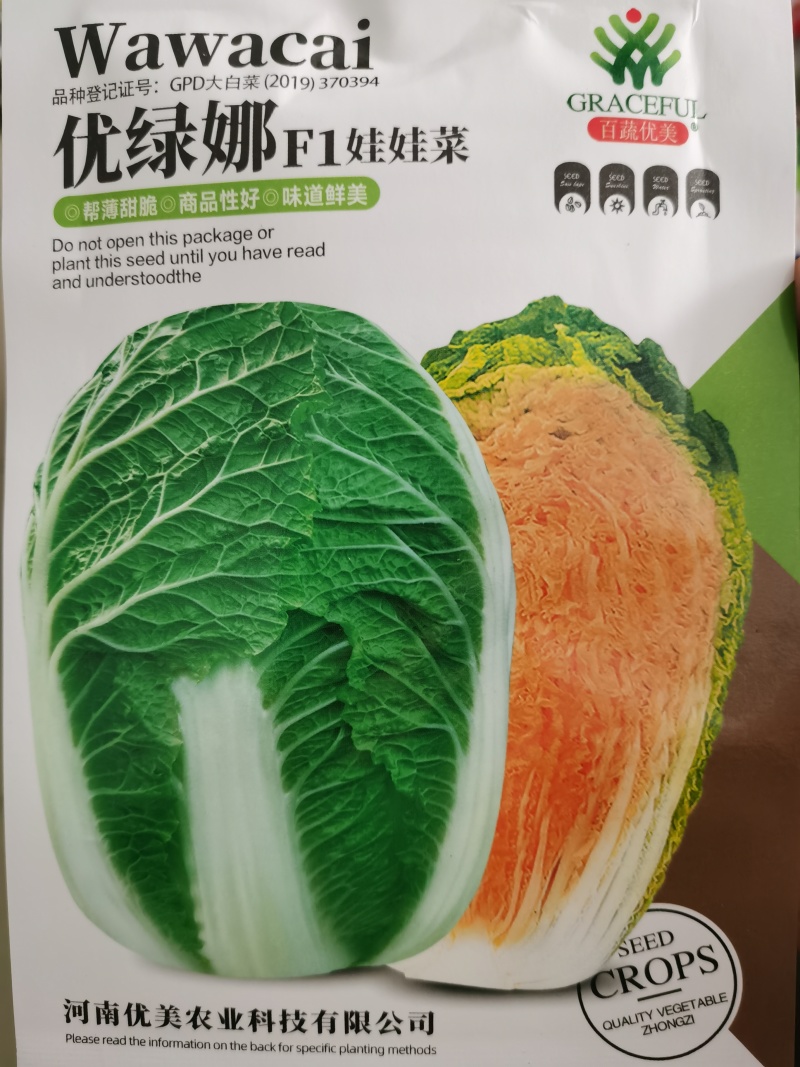 华耐042优绿娜耐热金玉黄优质娃娃白菜种子