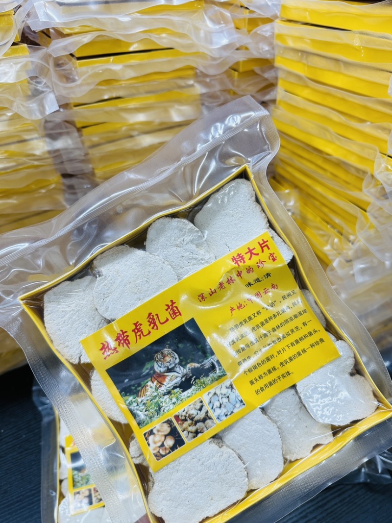 虎乳菌虎乳菇自产自销大量现货半斤装一件40盒价优