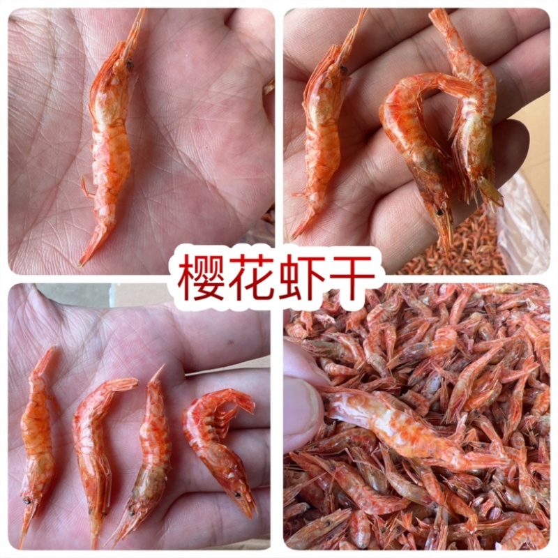 樱花虾干地摊电商批发红虾干干虾虾皮小河虾干