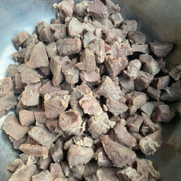 飞水牛肉粒，熟度好味道好价格不贵可做小包装