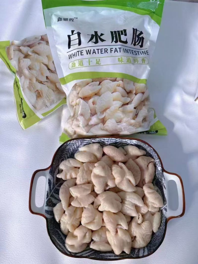 白水肥肠段5公斤箱装