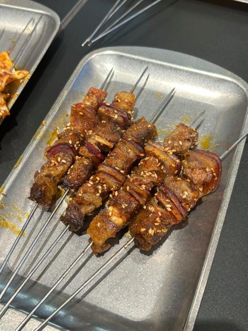 宫后夹肉串