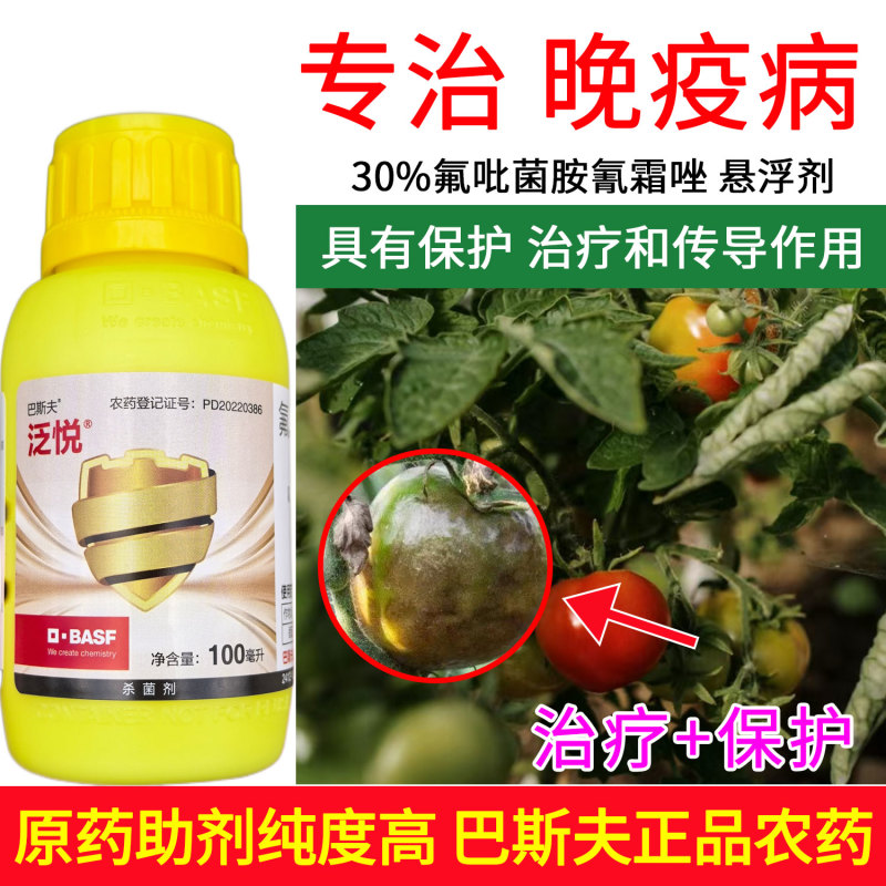 巴斯夫氟吡菌胺·氰霜唑30%番茄晚疫病杀菌剂