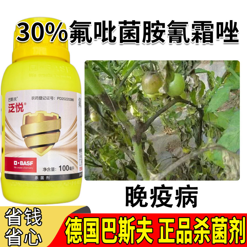 巴斯夫氟吡菌胺·氰霜唑30%番茄晚疫病杀菌剂