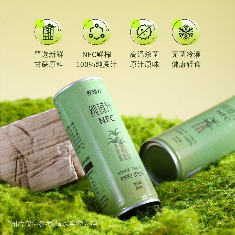 甘蔗汁NFC健康鲜榨果汁绿色饮品走亲访友网红礼盒装特产物