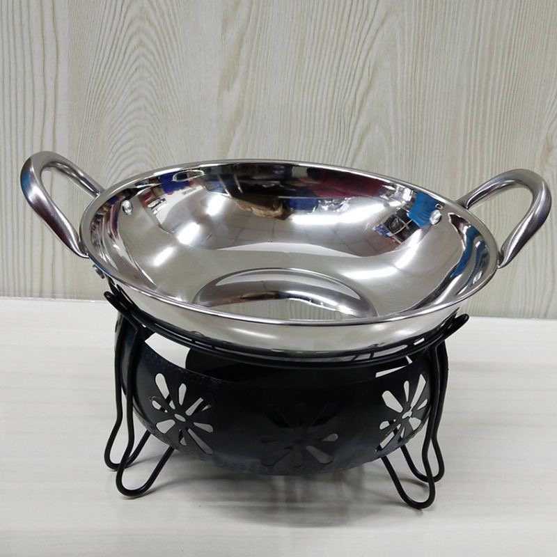 酒精炉小火锅家用饭店干锅锅仔商用固体液宿舍酒精锅酒店